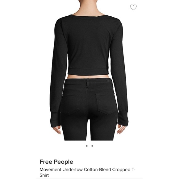 Free People Movement Undertow Cotton-Blend Crop T - Picture 2 of 7